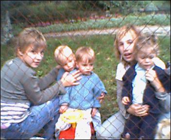 mes couz avec les triplés!!!!!